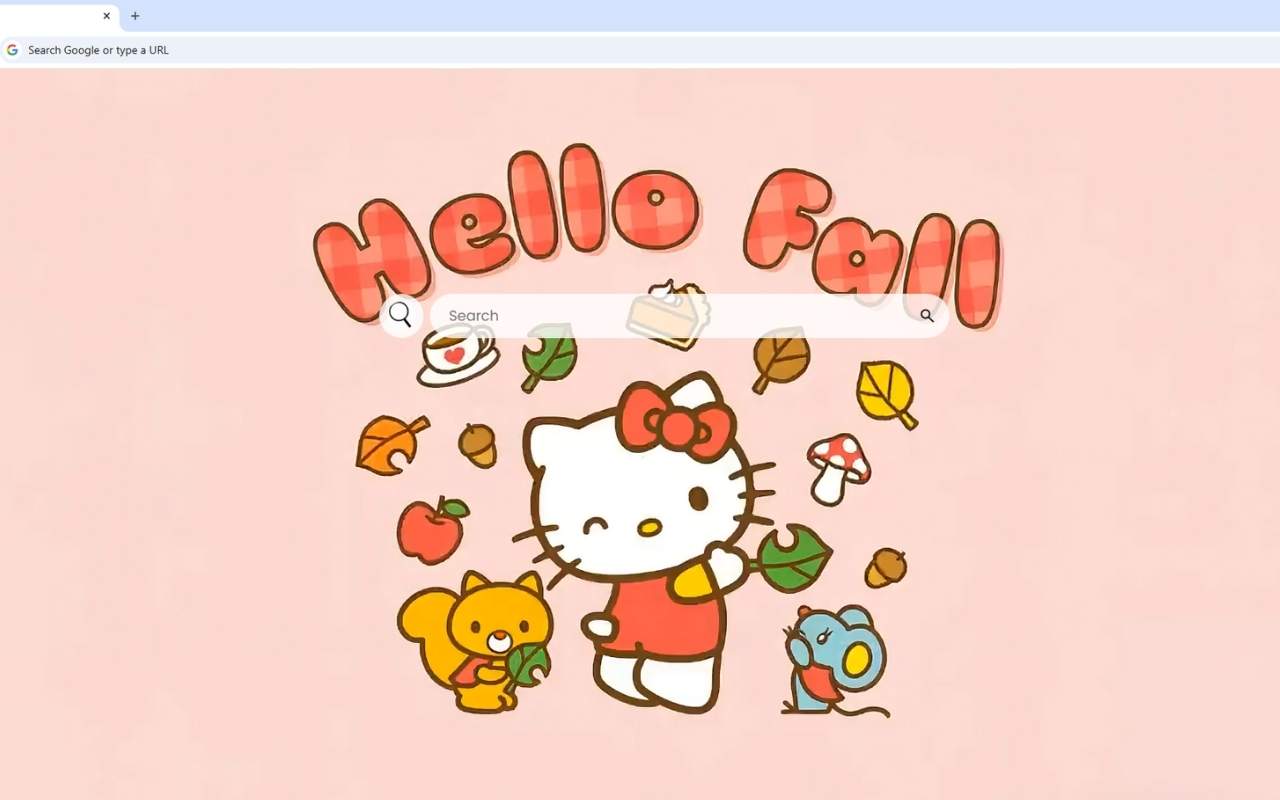 Hello Fall Hello Kitty Live Wallpaper